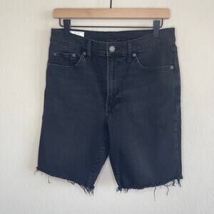 GAP High Rise Bermuda Denim Shorts Black Womens - Size 29/8